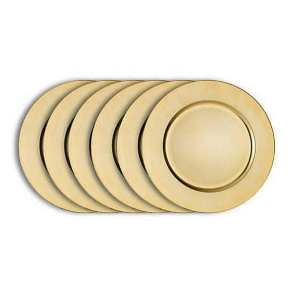 Essentials Collection Plate Simply essential | Dining | Simply Essential Set Of Six 6 3 Dia Charger ...